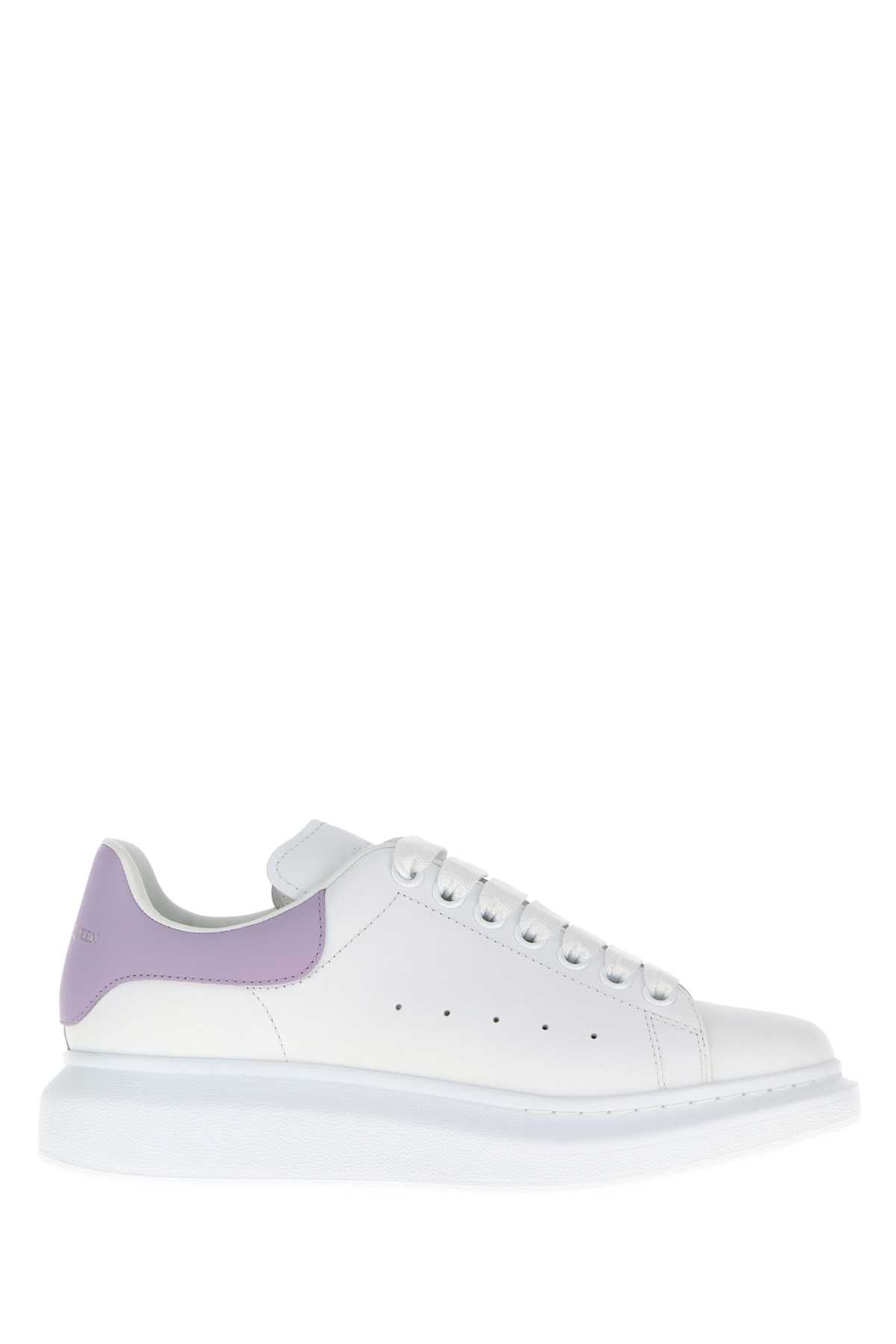 ALEXANDER MCQUEEN Leather Sneakers with Luxurious Heel - Women’s Fashion Footwear