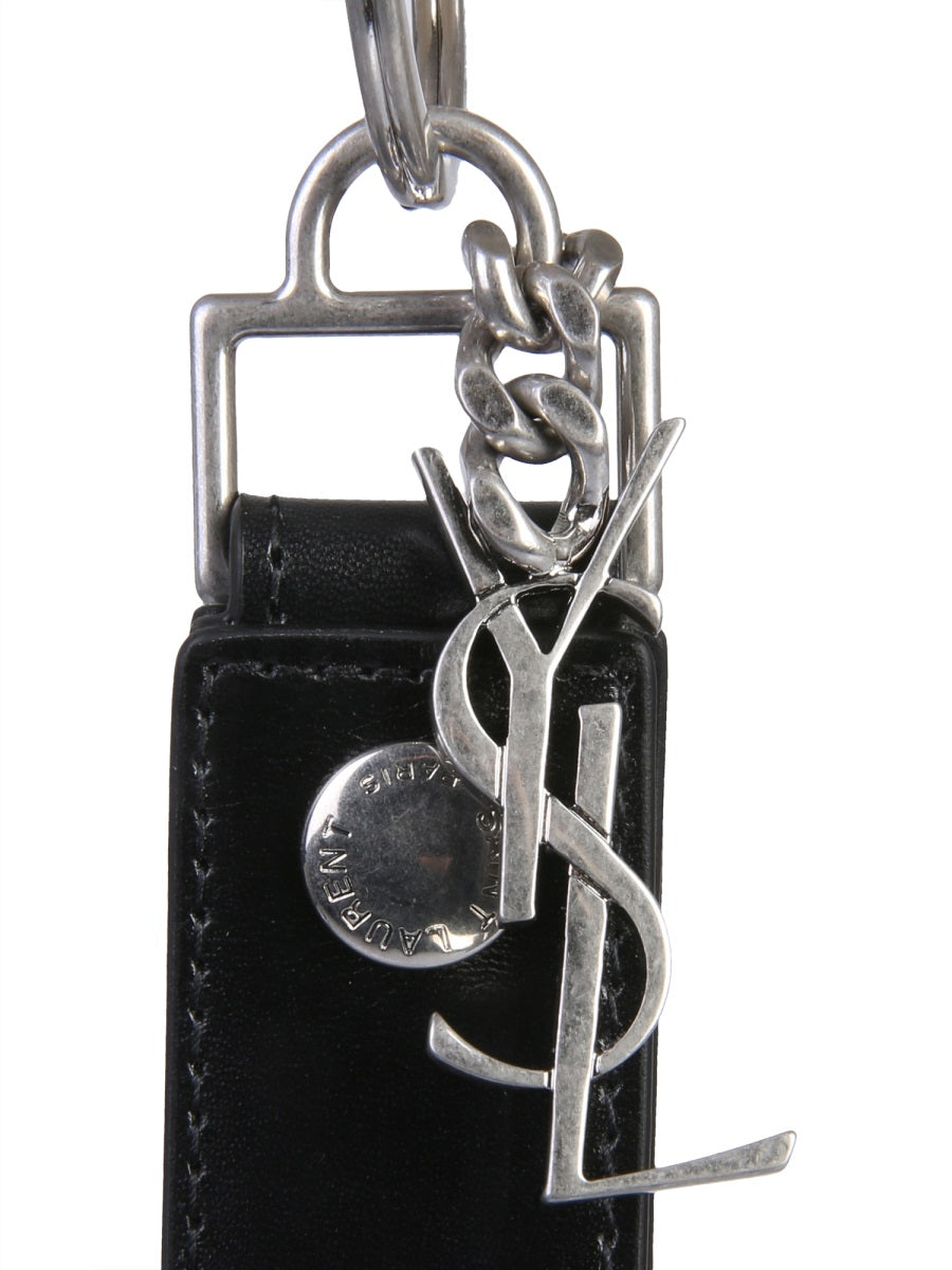 SAINT LAURENT Monogram Key Holder - Mini