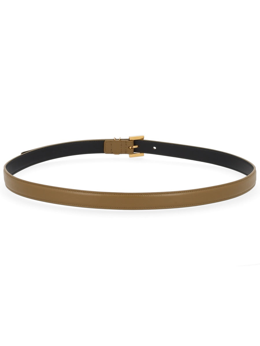 SAINT LAURENT Elegant Mini Leather Belt