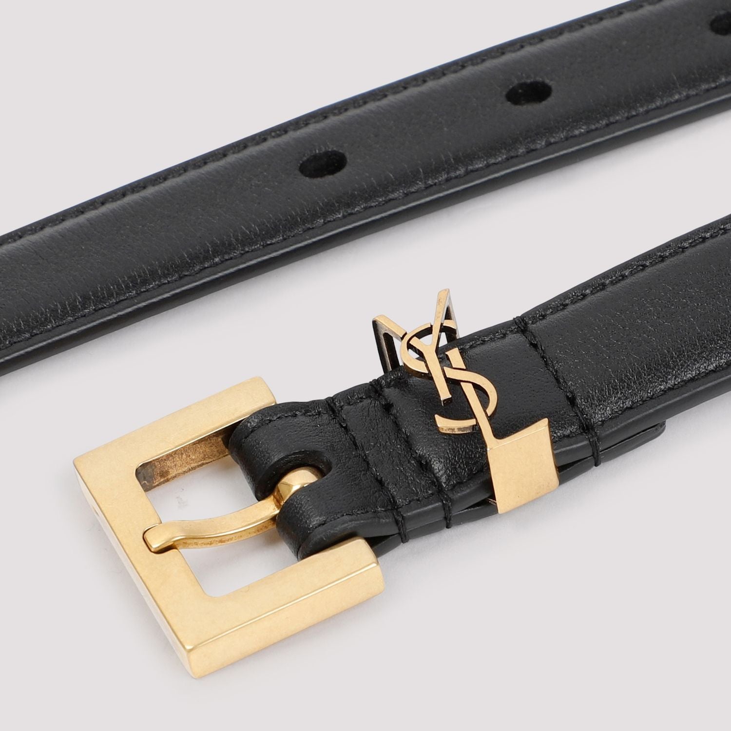 SAINT LAURENT Elegant Thin Mini Belt