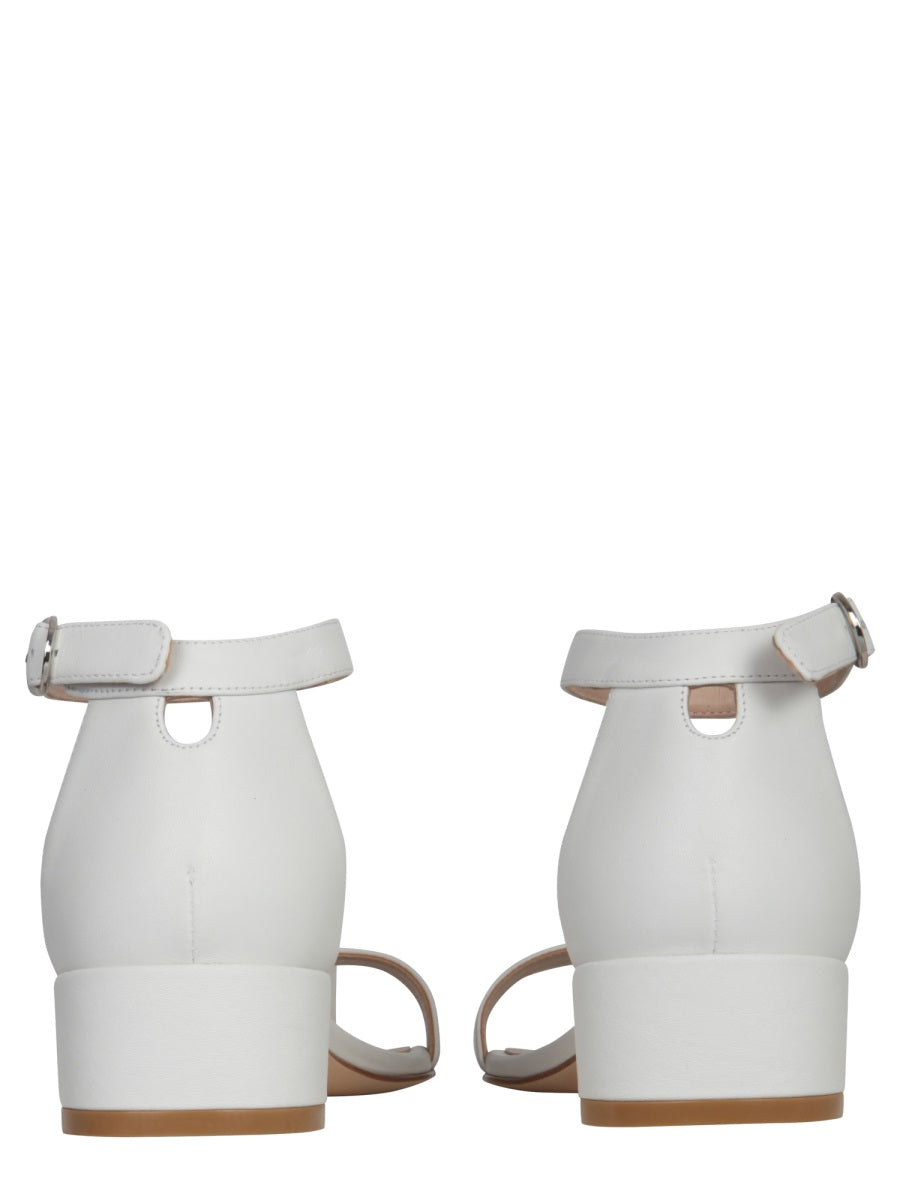 STUART WEITZMAN Adjustable Mini Sandals with a 4 cm Heel