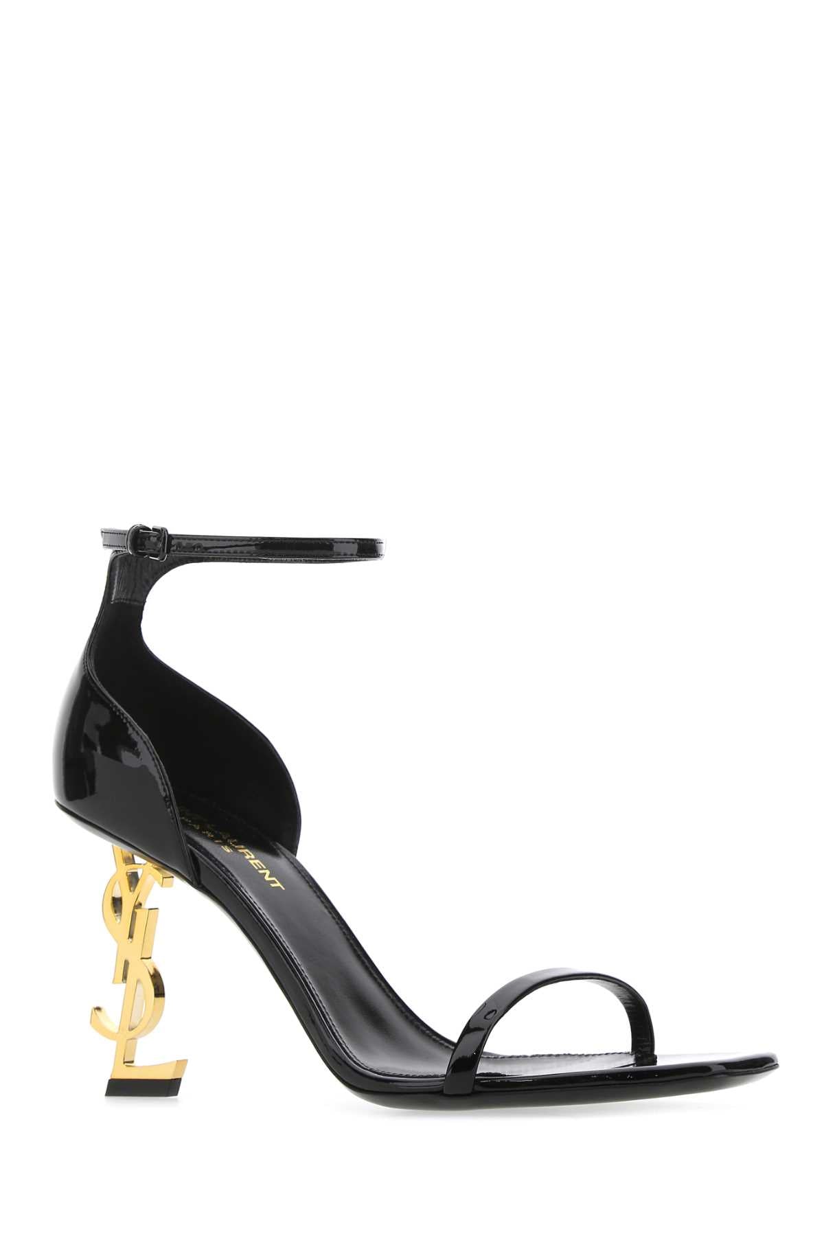 SAINT LAURENT Stylish 100% Leather Pumps with Heel
