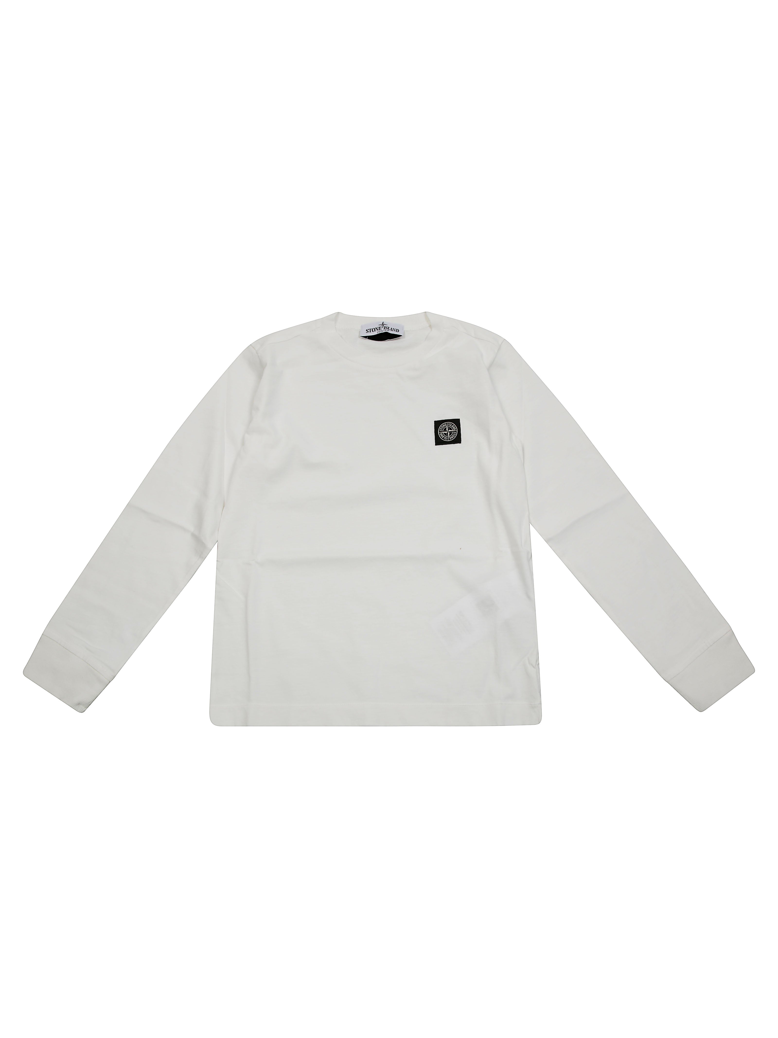 STONE ISLAND Long Sleeve Badge Tee