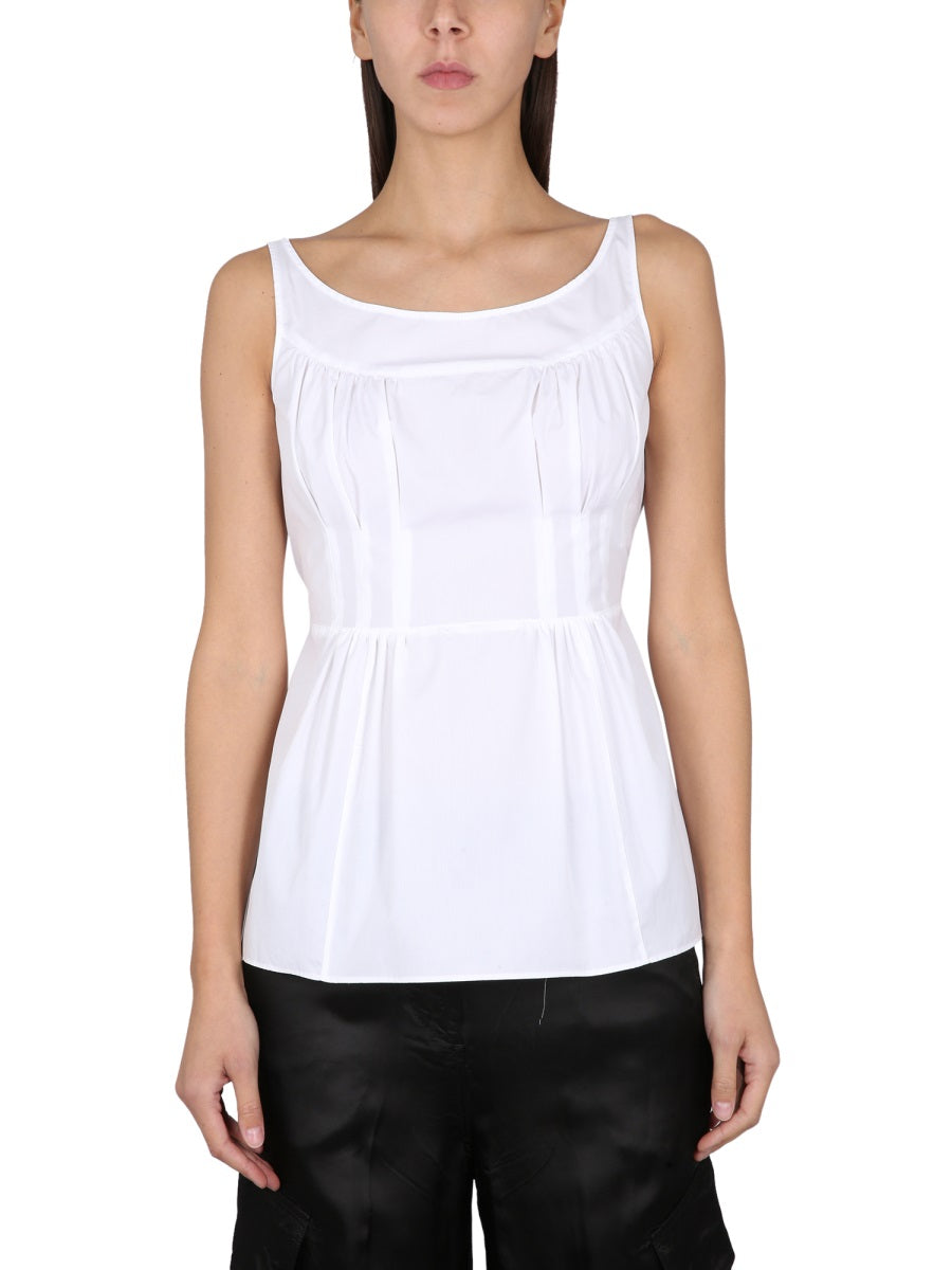 ASPESI Adjustable Back Closure Women's Top