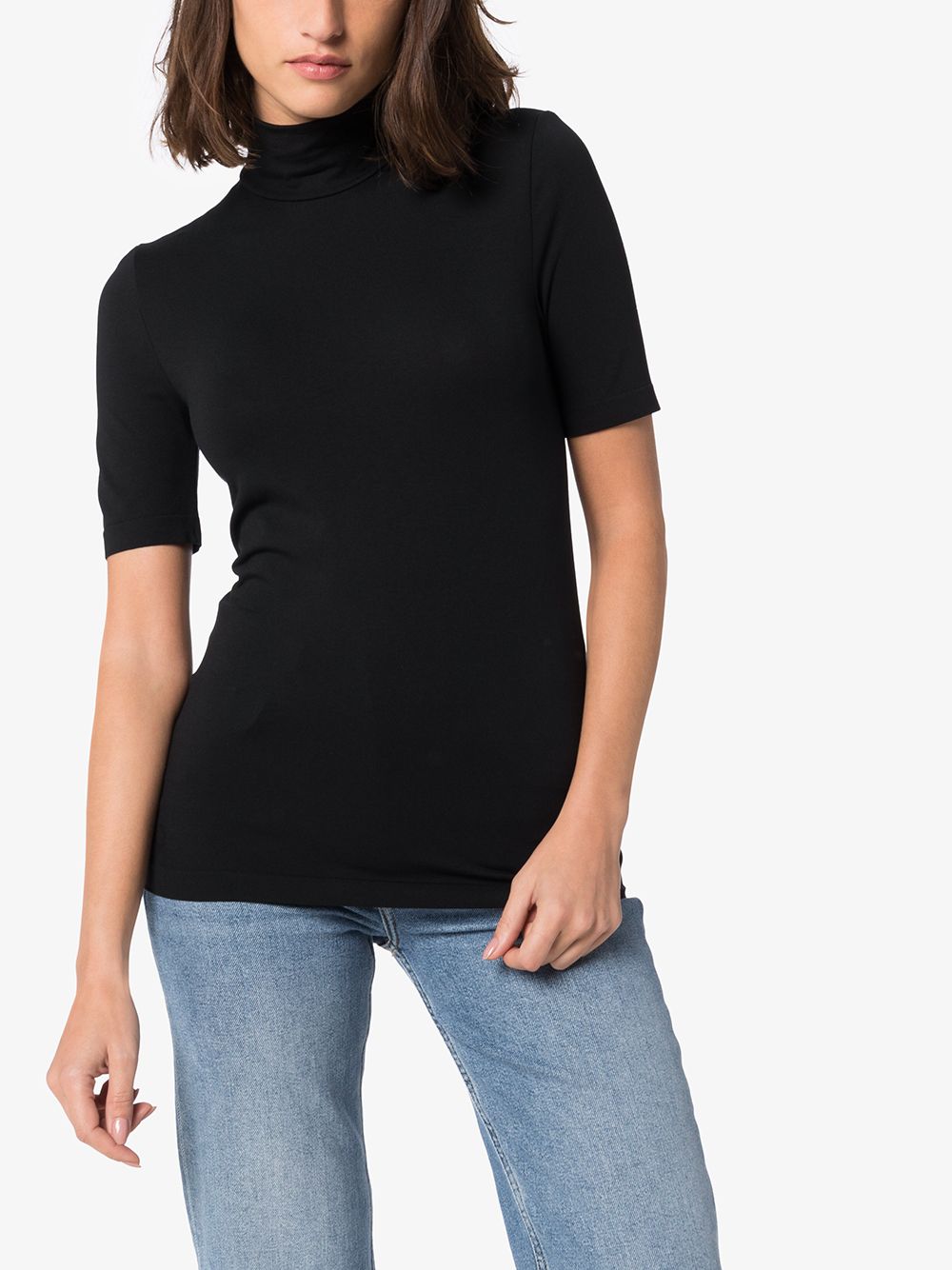 WOLFORD Aurora Mini Turtleneck Top