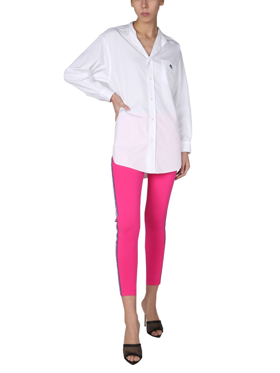 ETRO Logo-Embellished Elastic Waist Leggings for Women