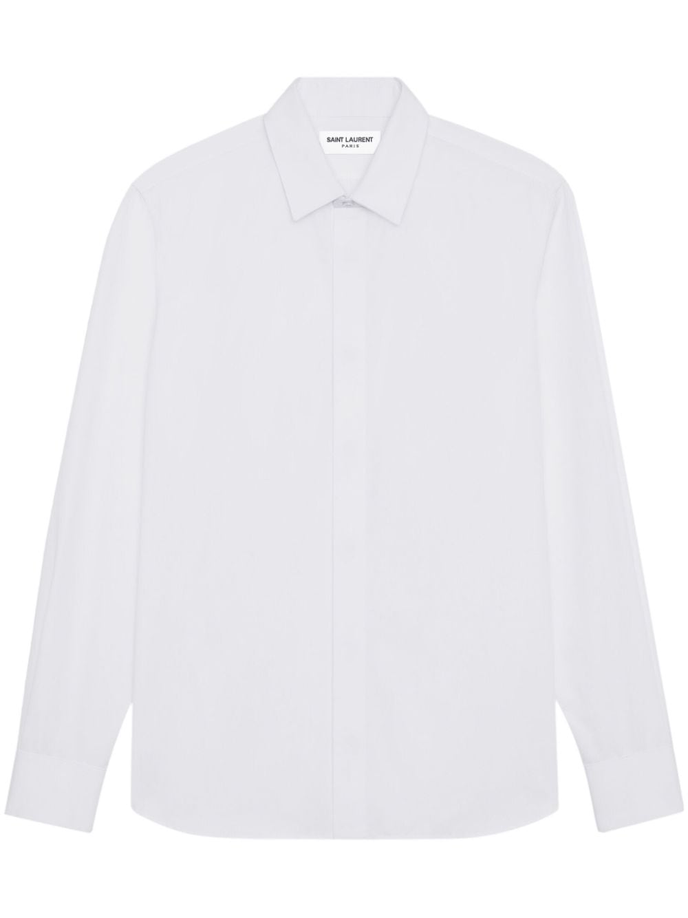SAINT LAURENT Classic Long Sleeve Poplin Shirt for Men