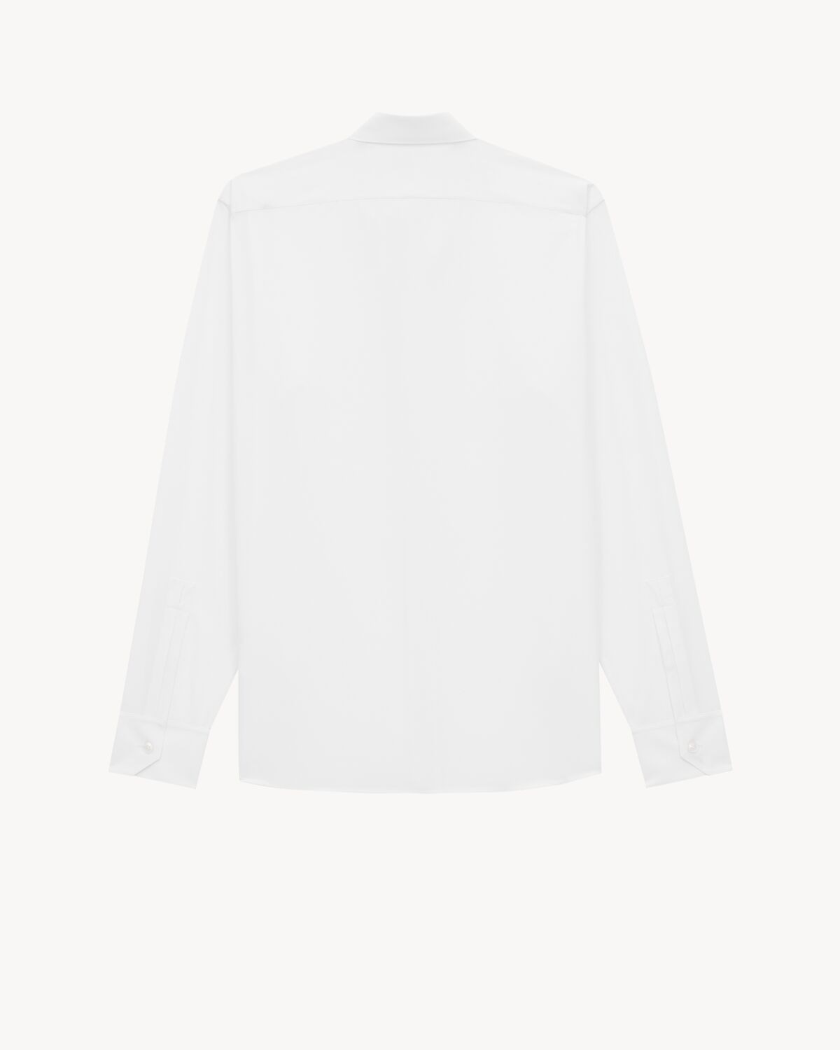 SAINT LAURENT Cotton Poplin Slim Fit Shirt - SS25 Collection