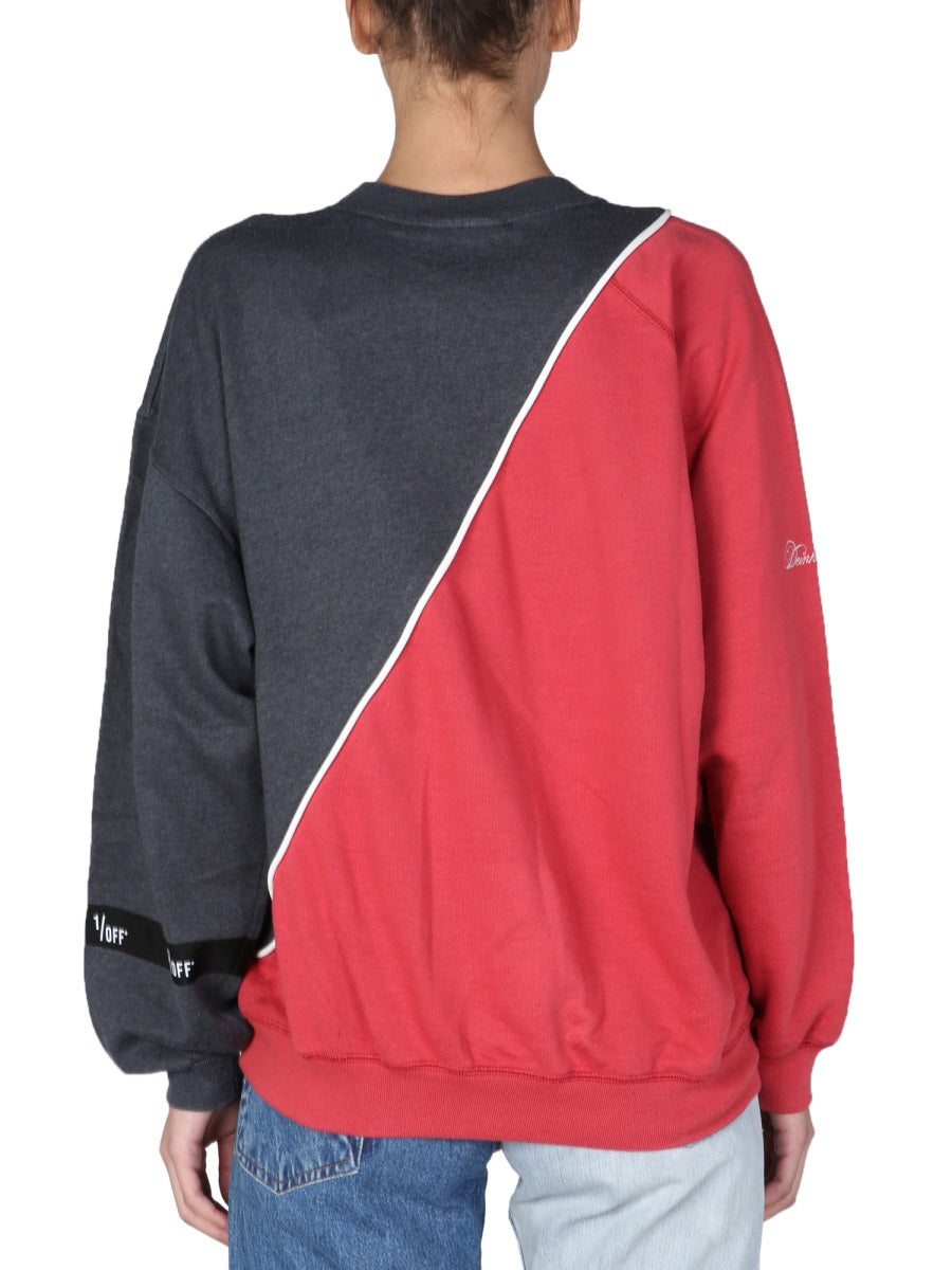 1/OFF Remade Wrangle Crew Neck Sweatshirt