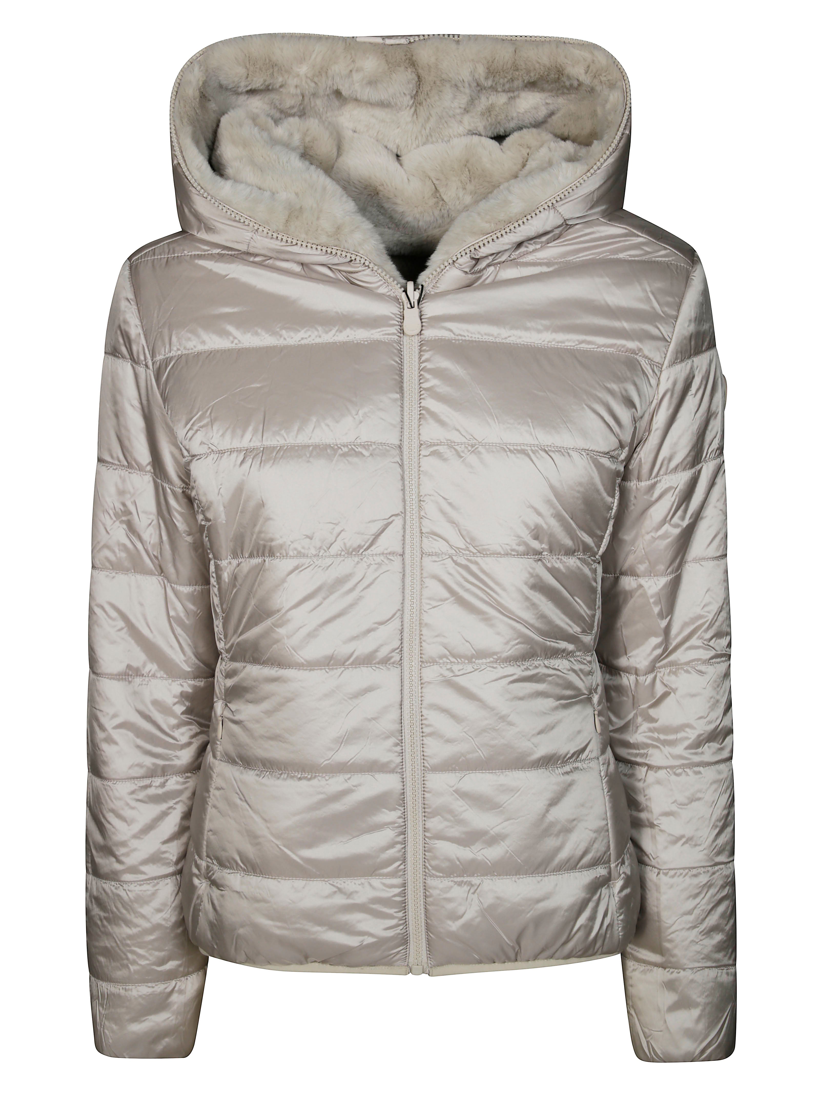 SAVE THE DUCK Reversible Eco-Friendly Fur Hoodie Jacket