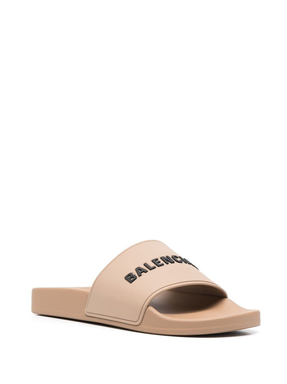 BALENCIAGA Pool Slide with Logo for Women