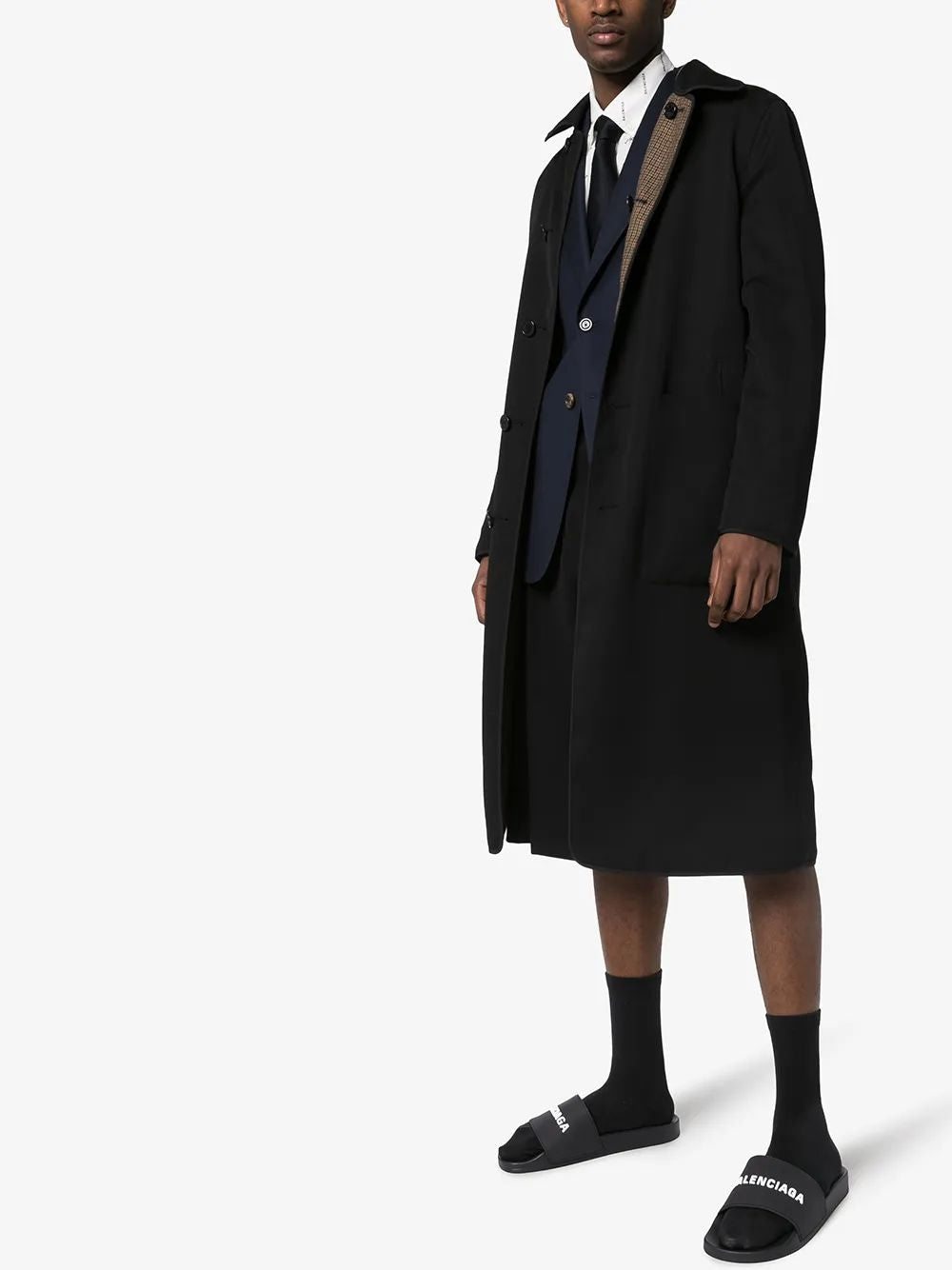 BALENCIAGA Chunky Track Logo Sandals for Men