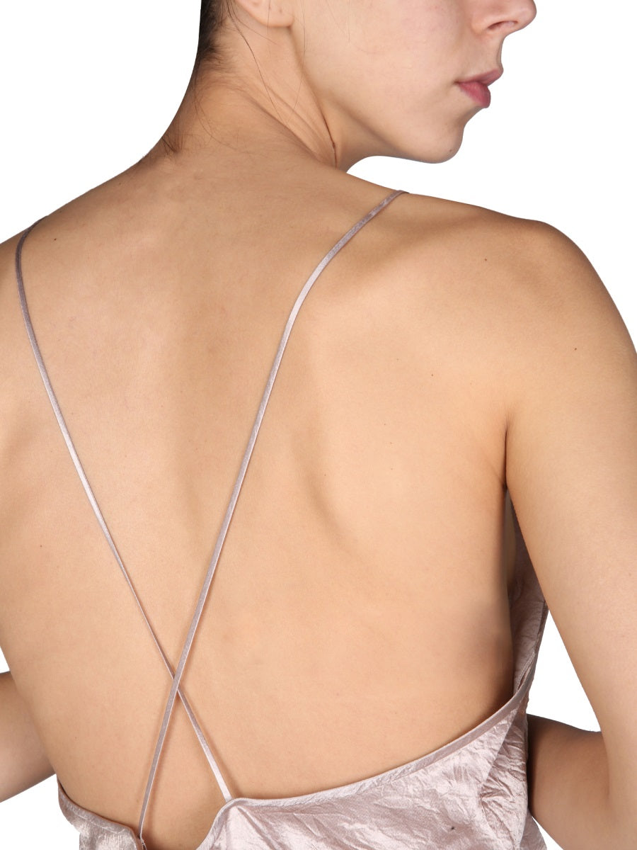 DSQUARED Crossed Strap Mini Dress