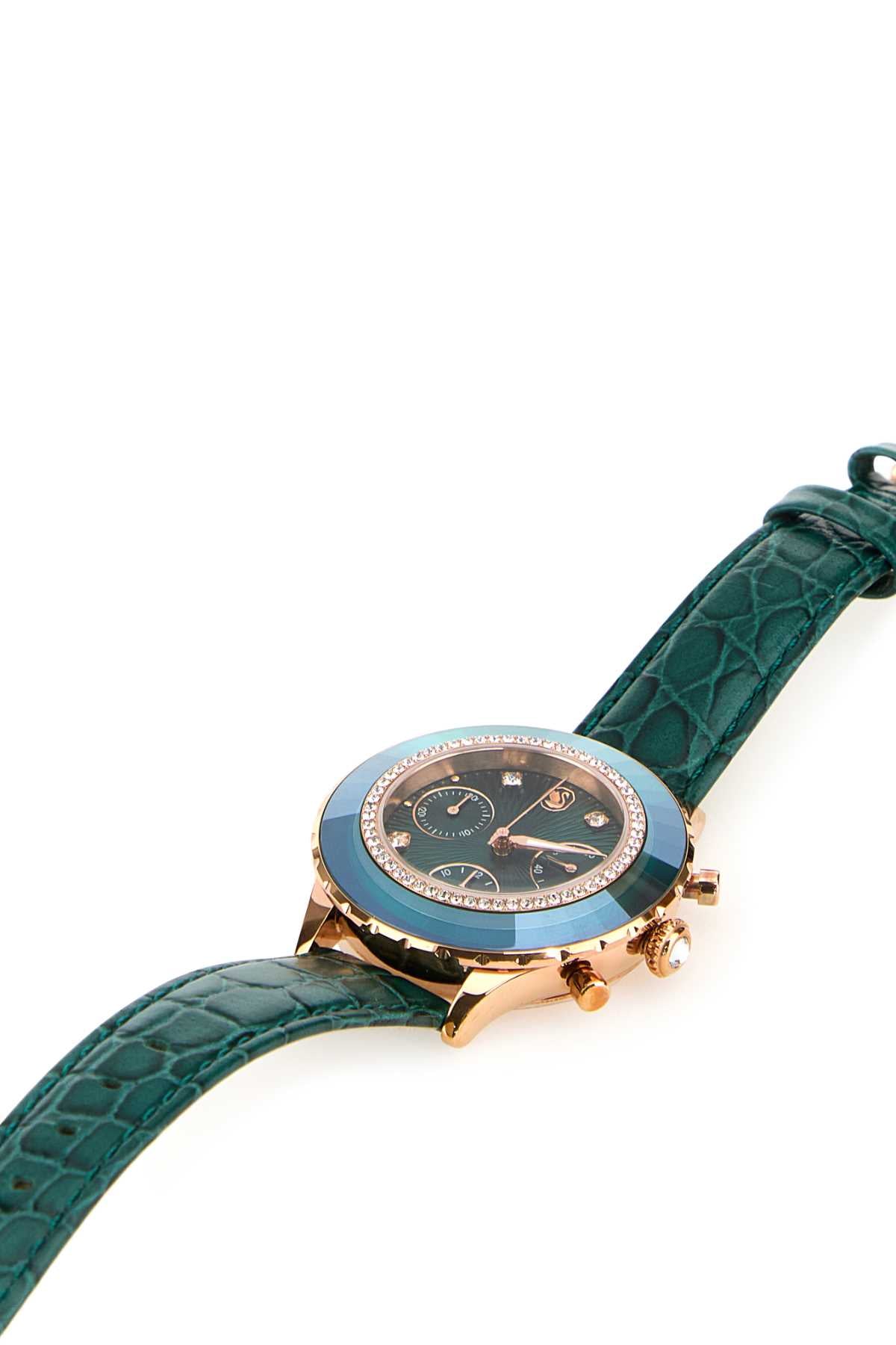 SWAROVSKI Mini Leather Chrono Watch