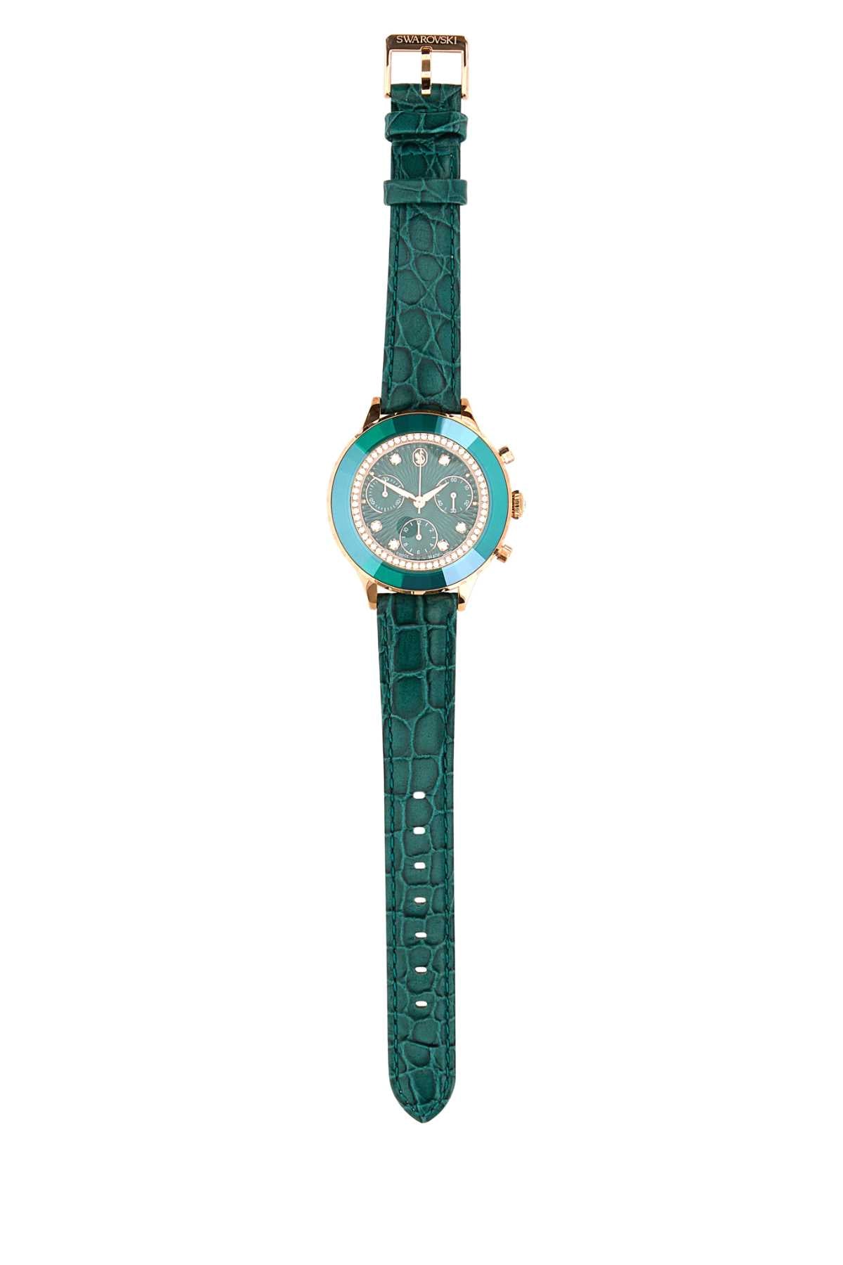 SWAROVSKI Mini Leather Chrono Watch