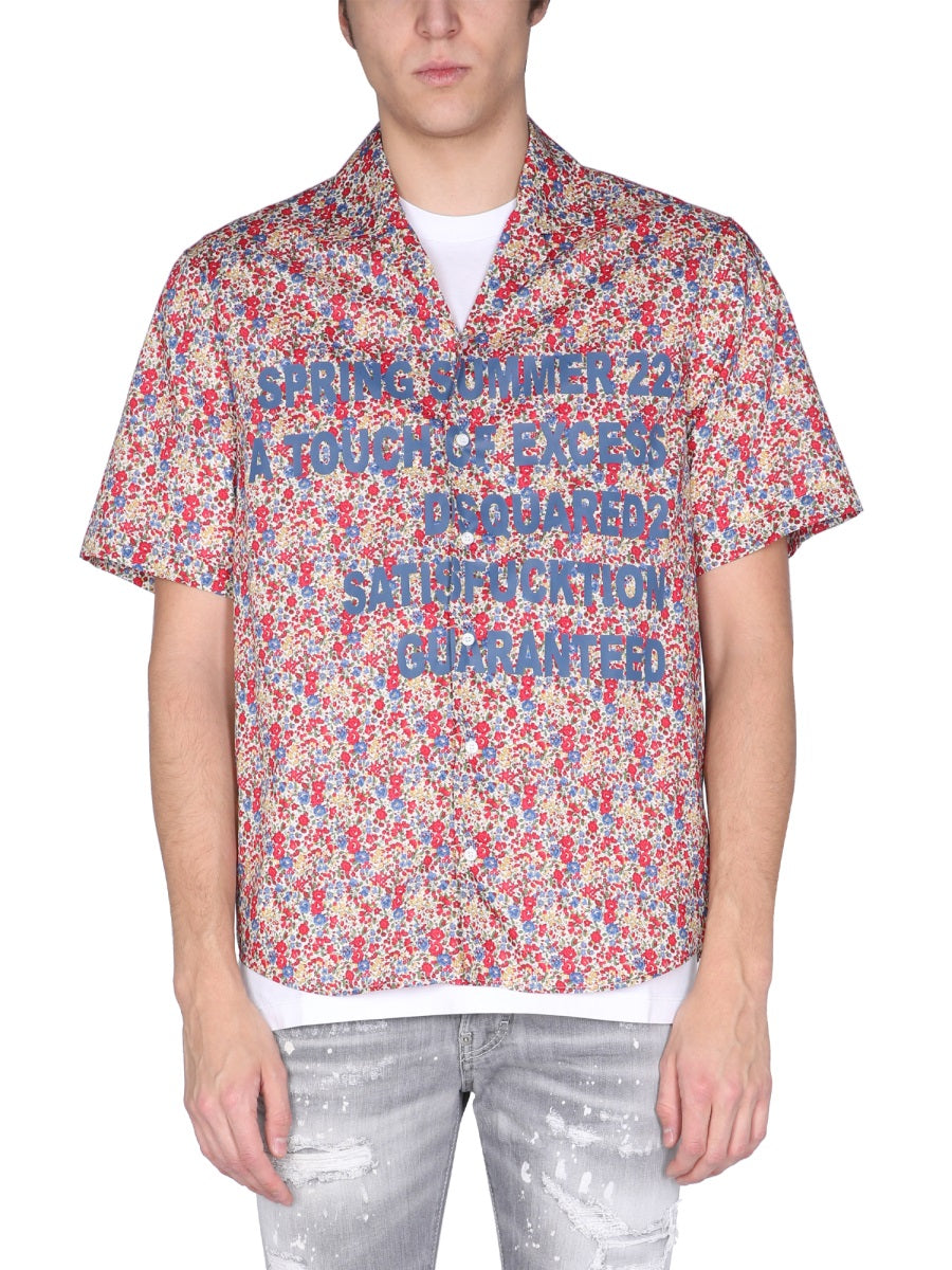 DSQUARED Classic Bowling Shirt for Men - SS22 Edition