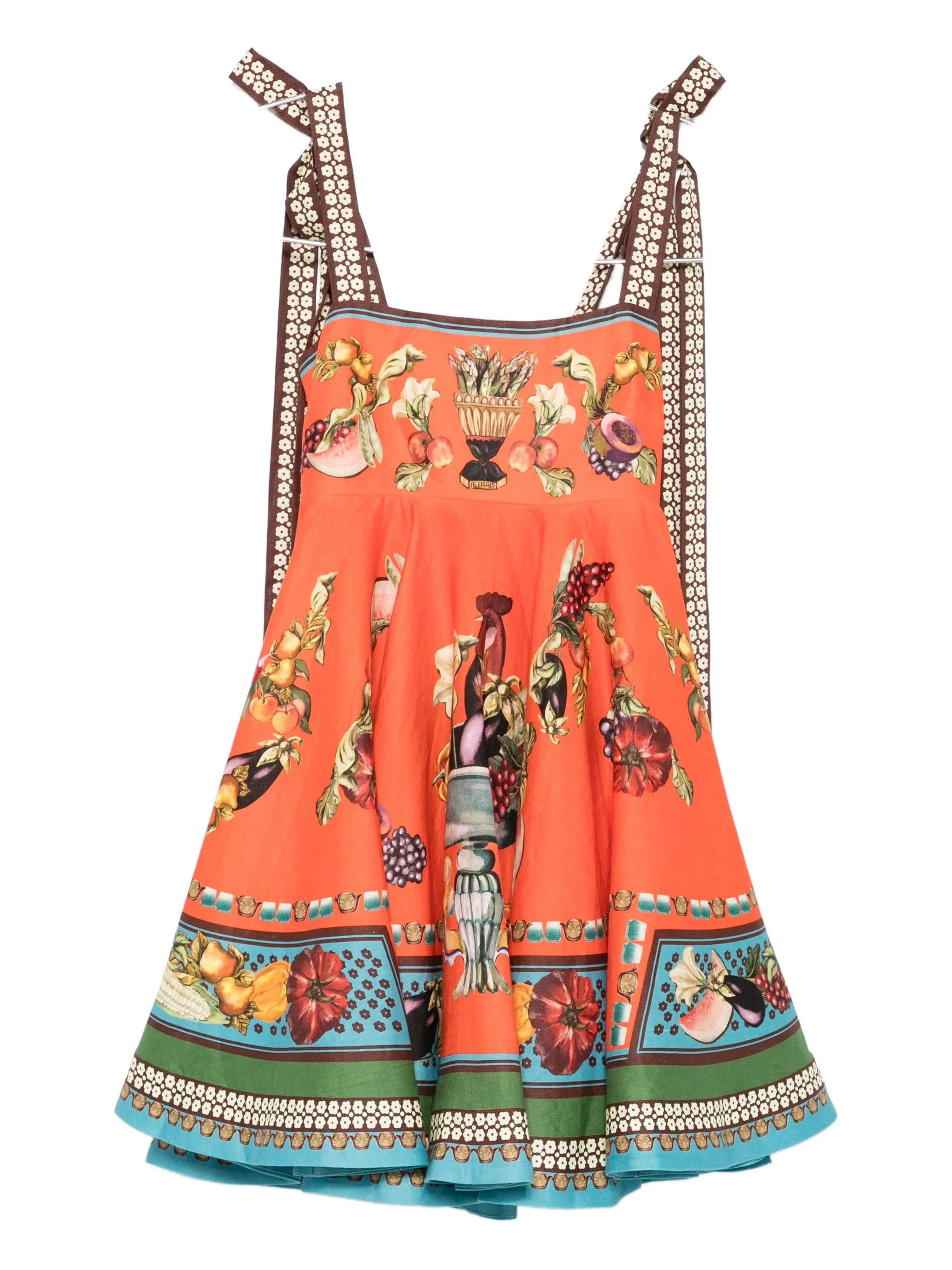 ALEMAIS Women's Slim Mini Sundress with Fastening Straps