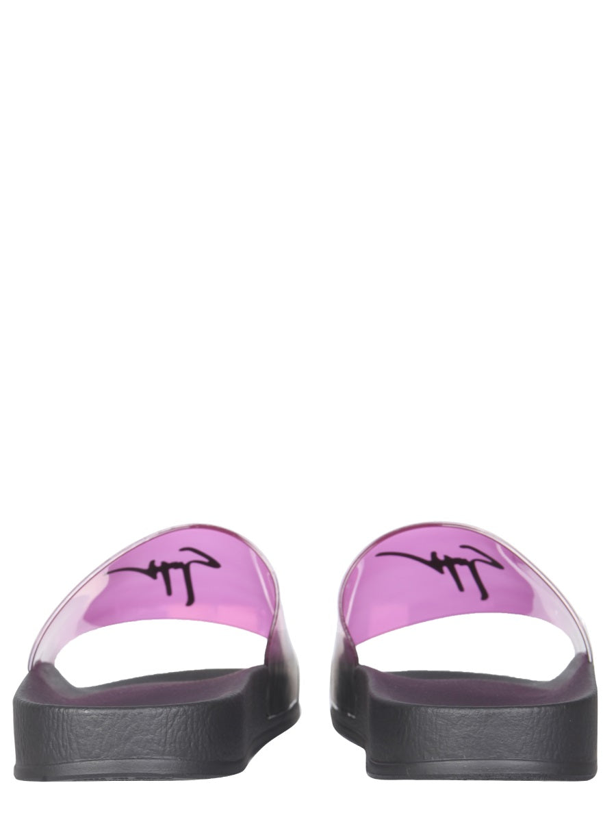 GIUSEPPE ZANOTTI Chic Slide Sandals with Logo