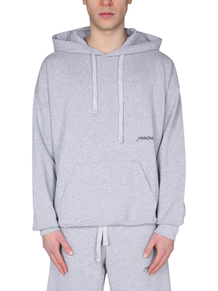 HINNOMINATE Logo Embellished Hoodie Sweatshirt