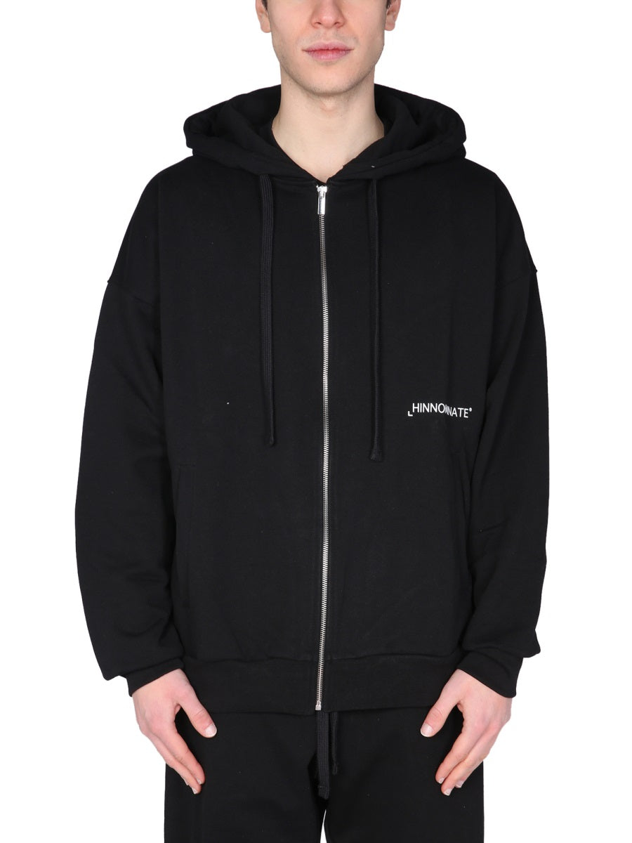 HINNOMINATE Men's Mini Zip-Up Hoodie Sweatshirt