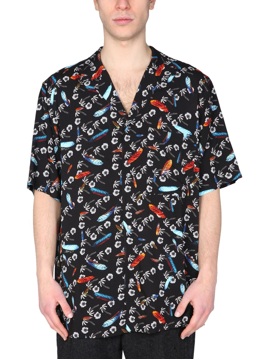 MARCELO BURLON COUNTY OF MILAN Classic Hawaii Shirt for Men