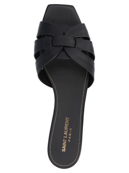 SAINT LAURENT Elegant Leather Flats for Women