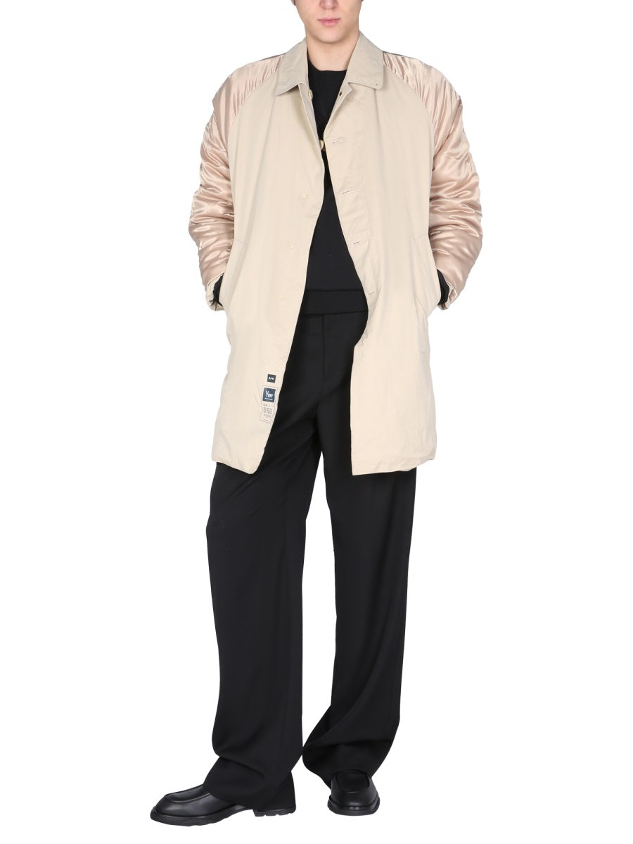 1/OFF Classic Trench Coat with Stylish Front Button