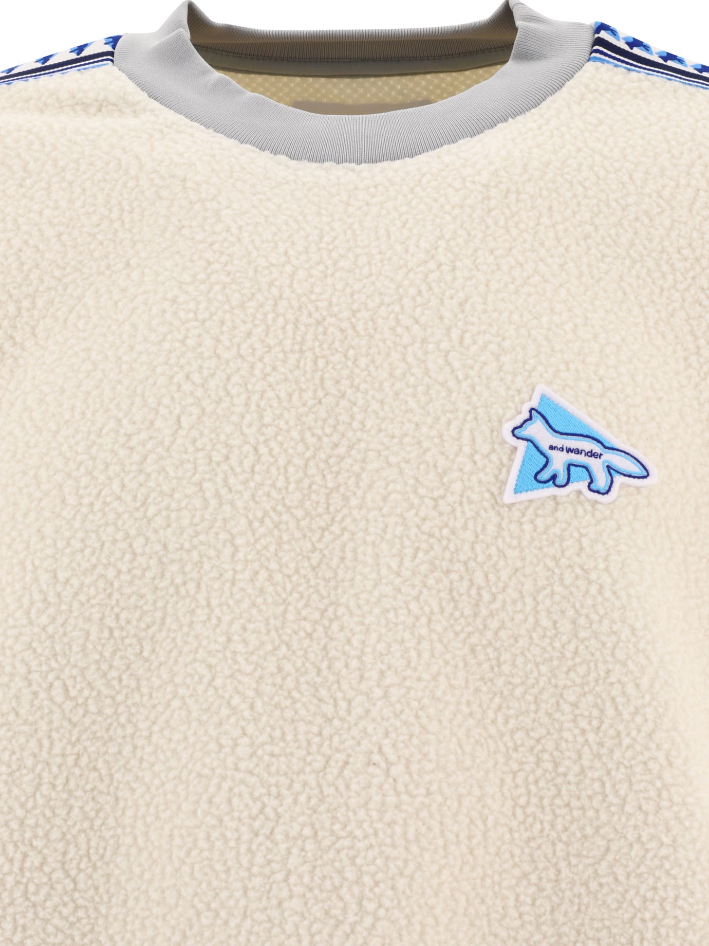 AND WANDER Fleece Sweater Collaboration for Men