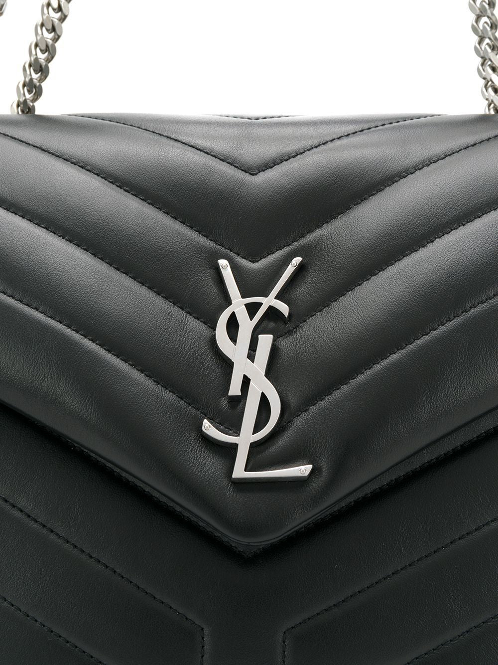 SAINT LAURENT Mini Quilted Handbag with Logo Detail