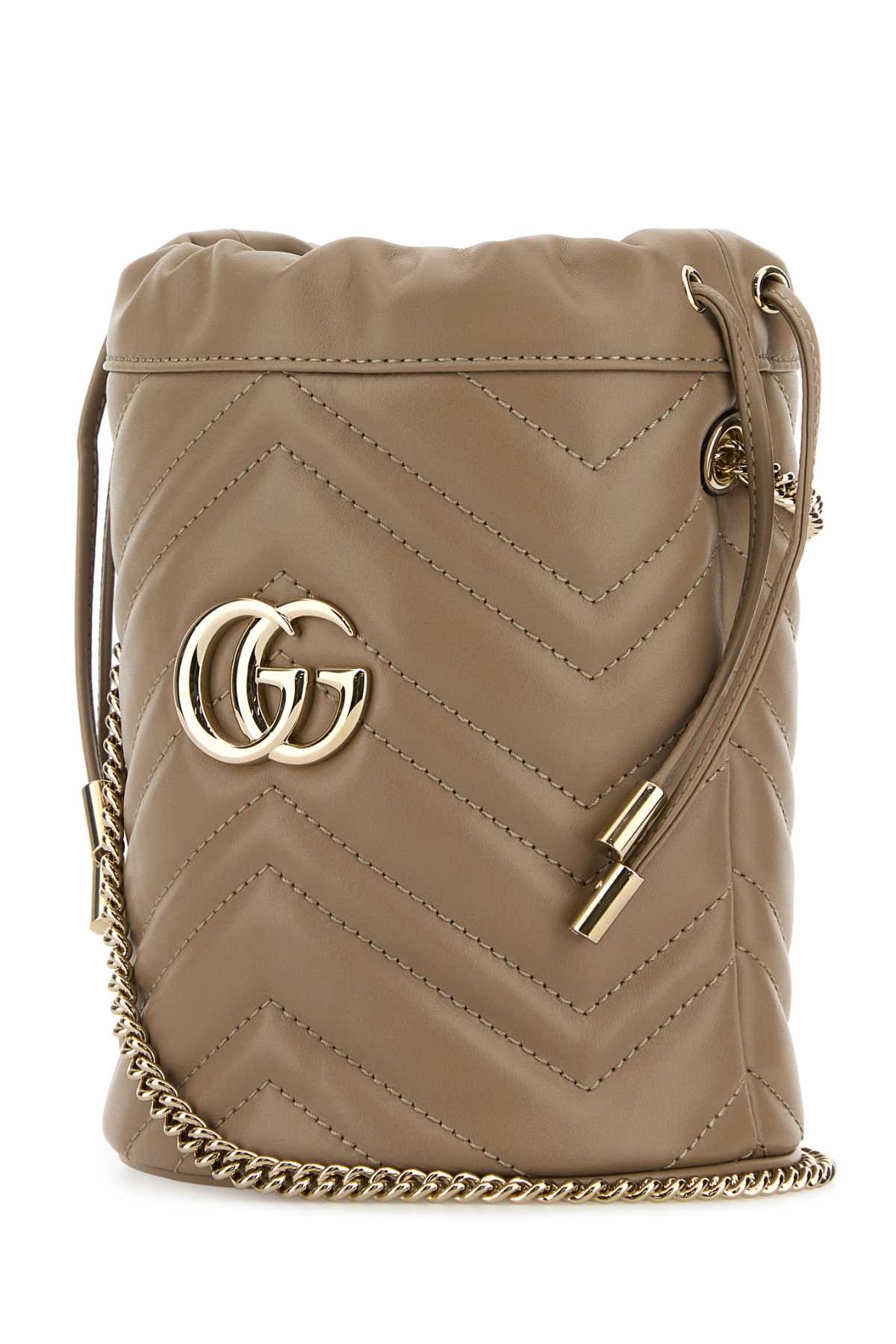 GUCCI Matelassé Leather Pouch Handbag (13cm x 17.5cm x 11cm)