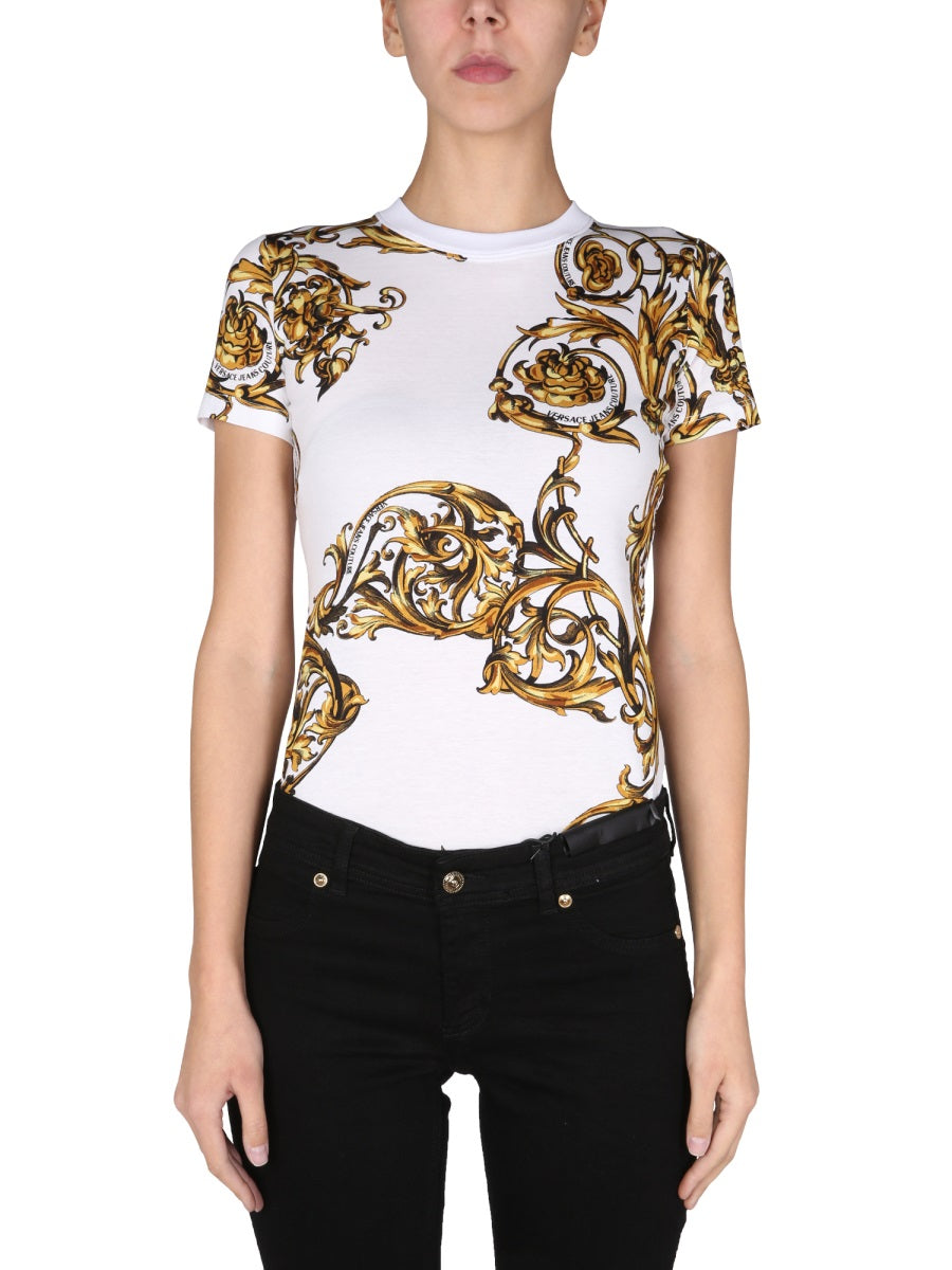 VERSACE JEANS COUTURE Regalia Baroque Crew Neck T-Shirt