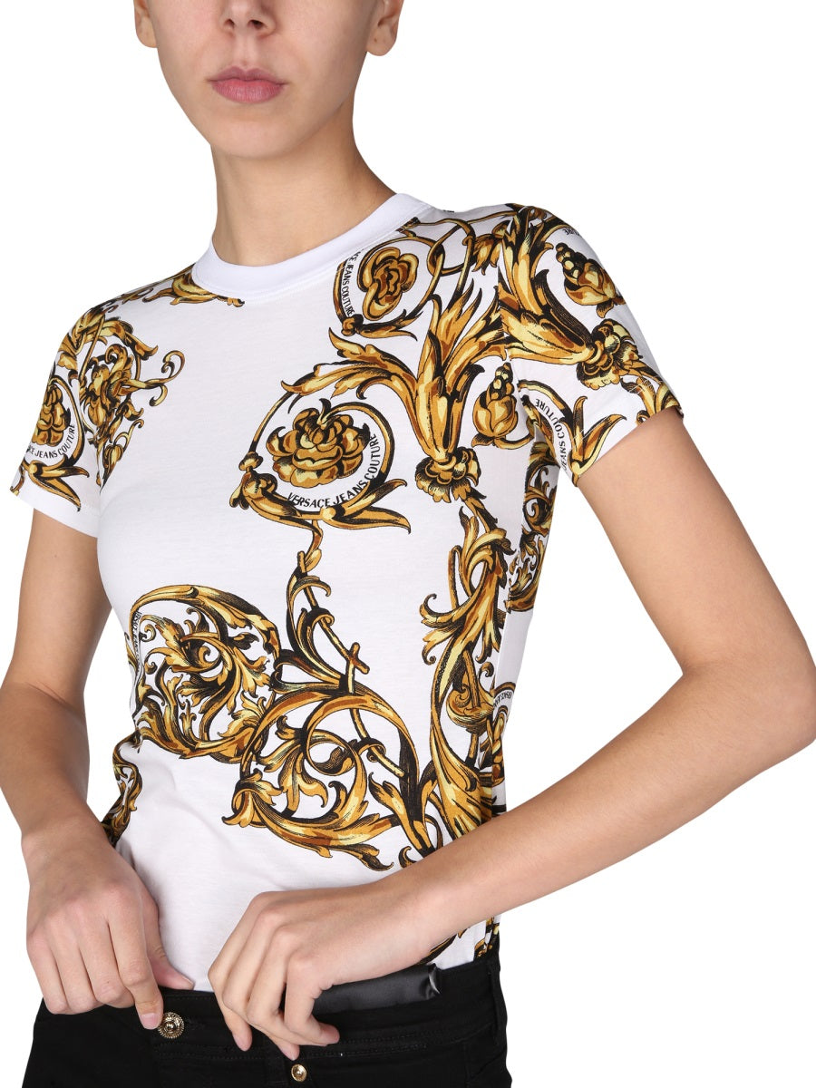 VERSACE JEANS COUTURE Regalia Baroque Crew Neck T-Shirt