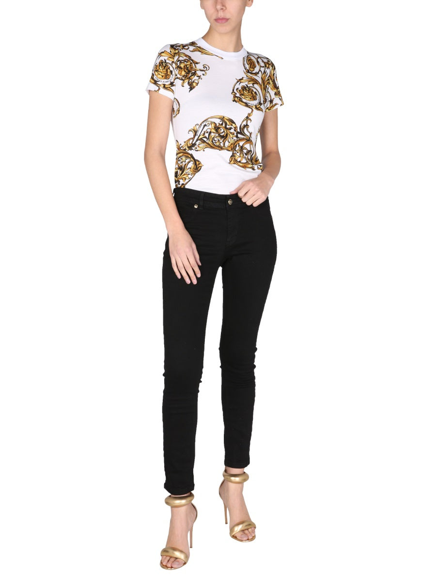 VERSACE JEANS COUTURE Regalia Baroque Crew Neck T-Shirt