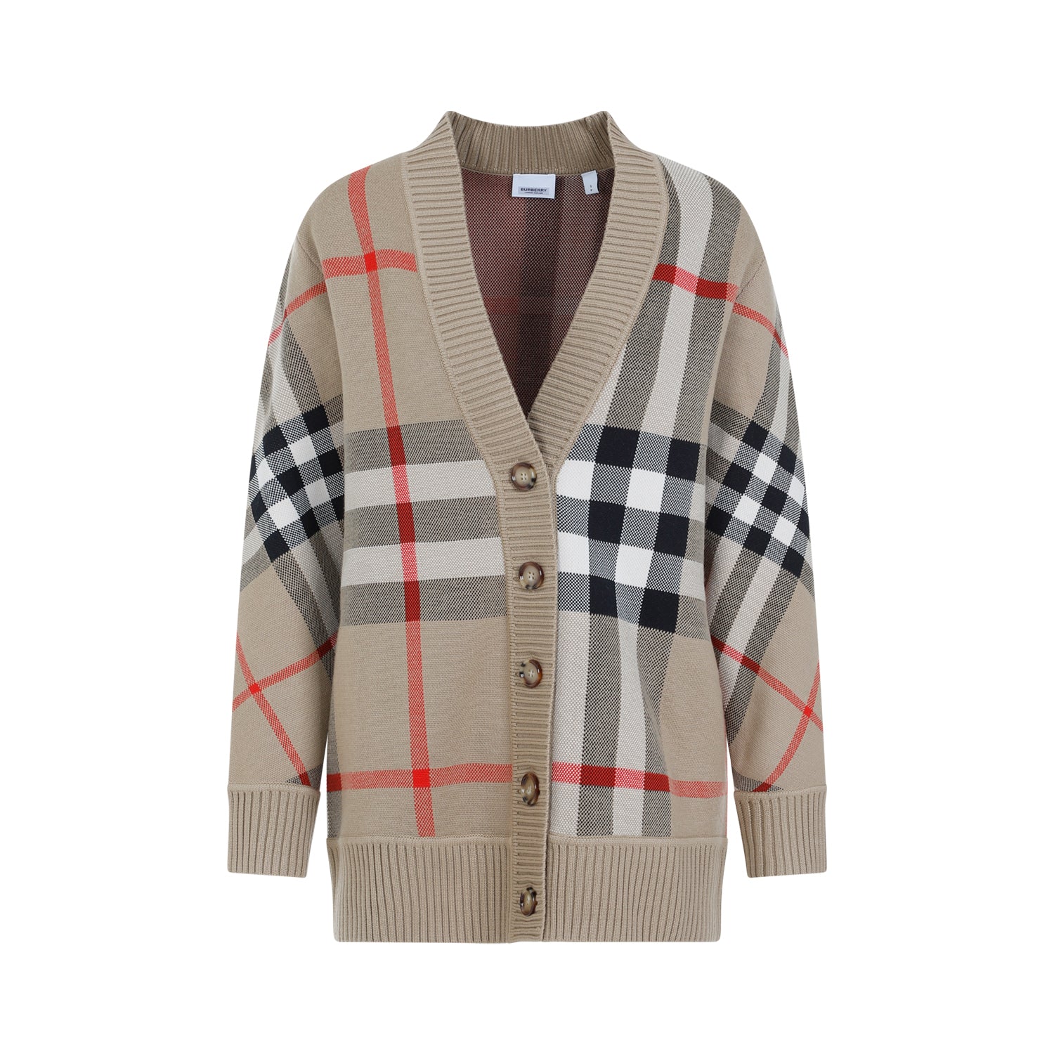 BURBERRY Cashmere Cardigan for Men - FW25 Collection