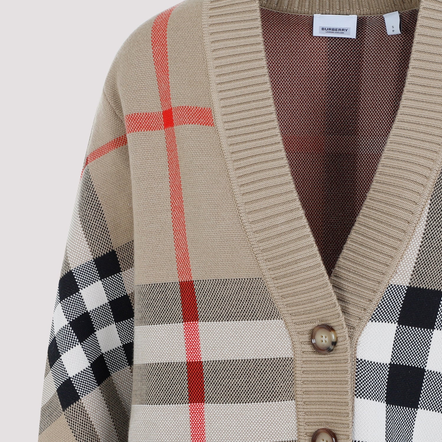BURBERRY Cashmere Cardigan for Men - FW25 Collection