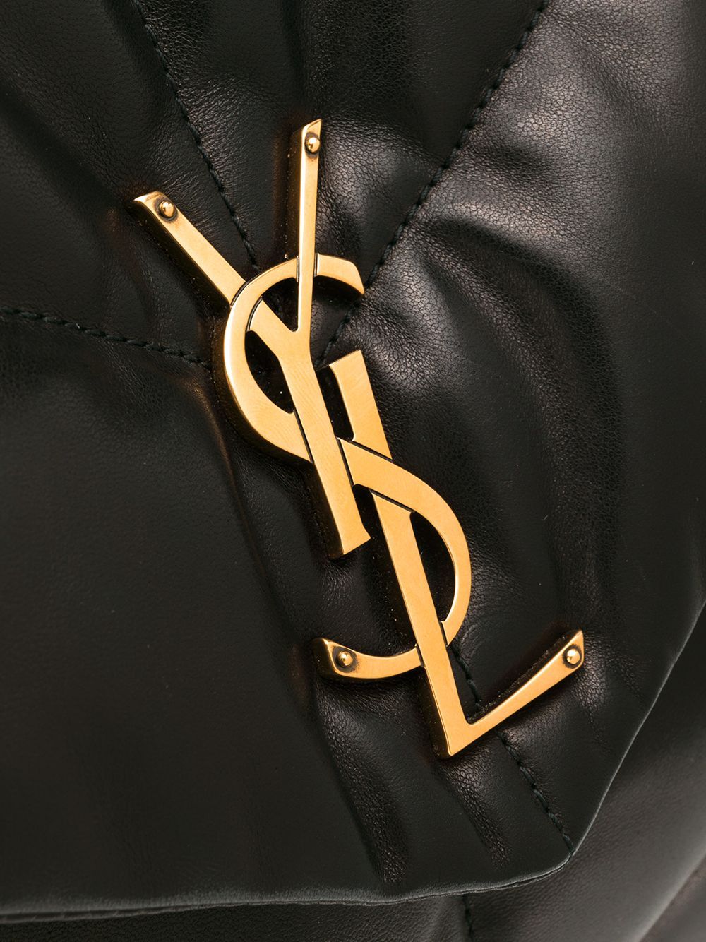 SAINT LAURENT Monogram Puffer Shoulder Handbag
