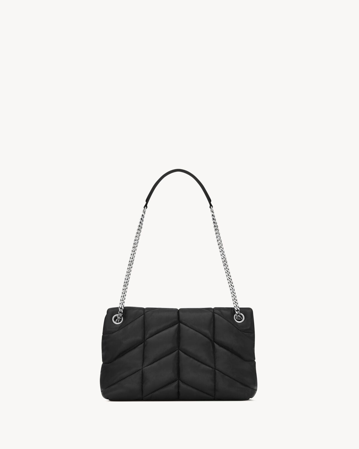 SAINT LAURENT Mini Puffer Shoulder Handbag