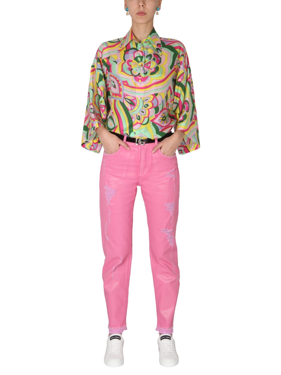 DOLCE & GABBANA Retro 60's Print Shirt