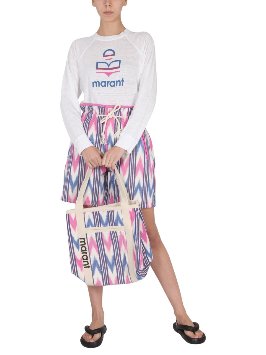 MARANT ÉTOILE Women's Mini Elastic Waist Shorts