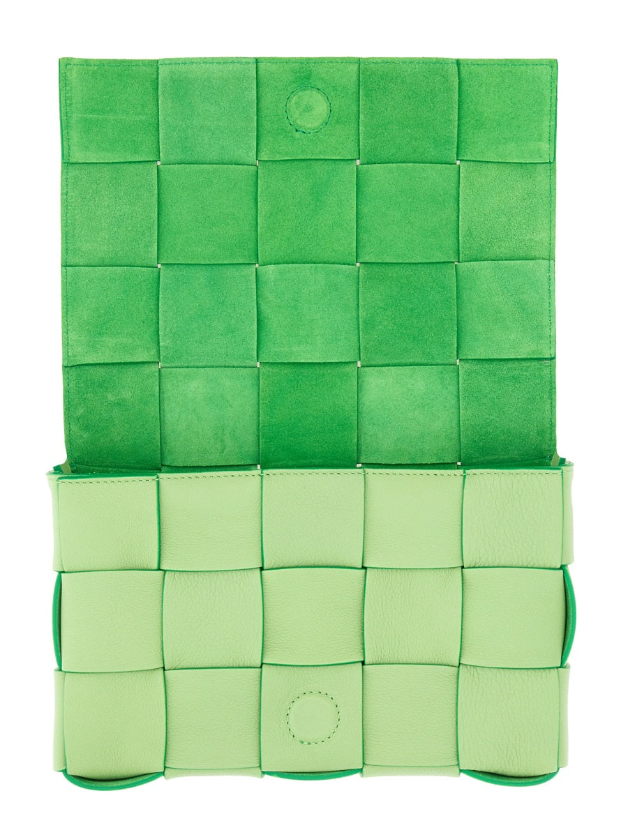 BOTTEGA VENETA Cassette Crossbody Handbag with Adjustable Shoulder Strap