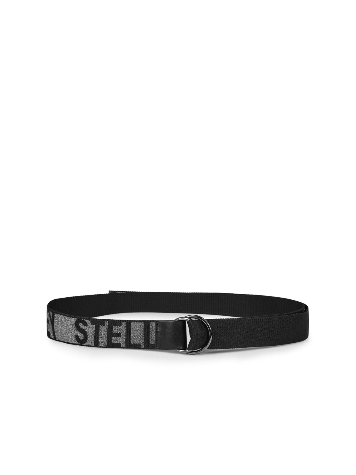 STELLA MCCARTNEY Monogram Logo Lurex Tape Belt - 4 cm Width