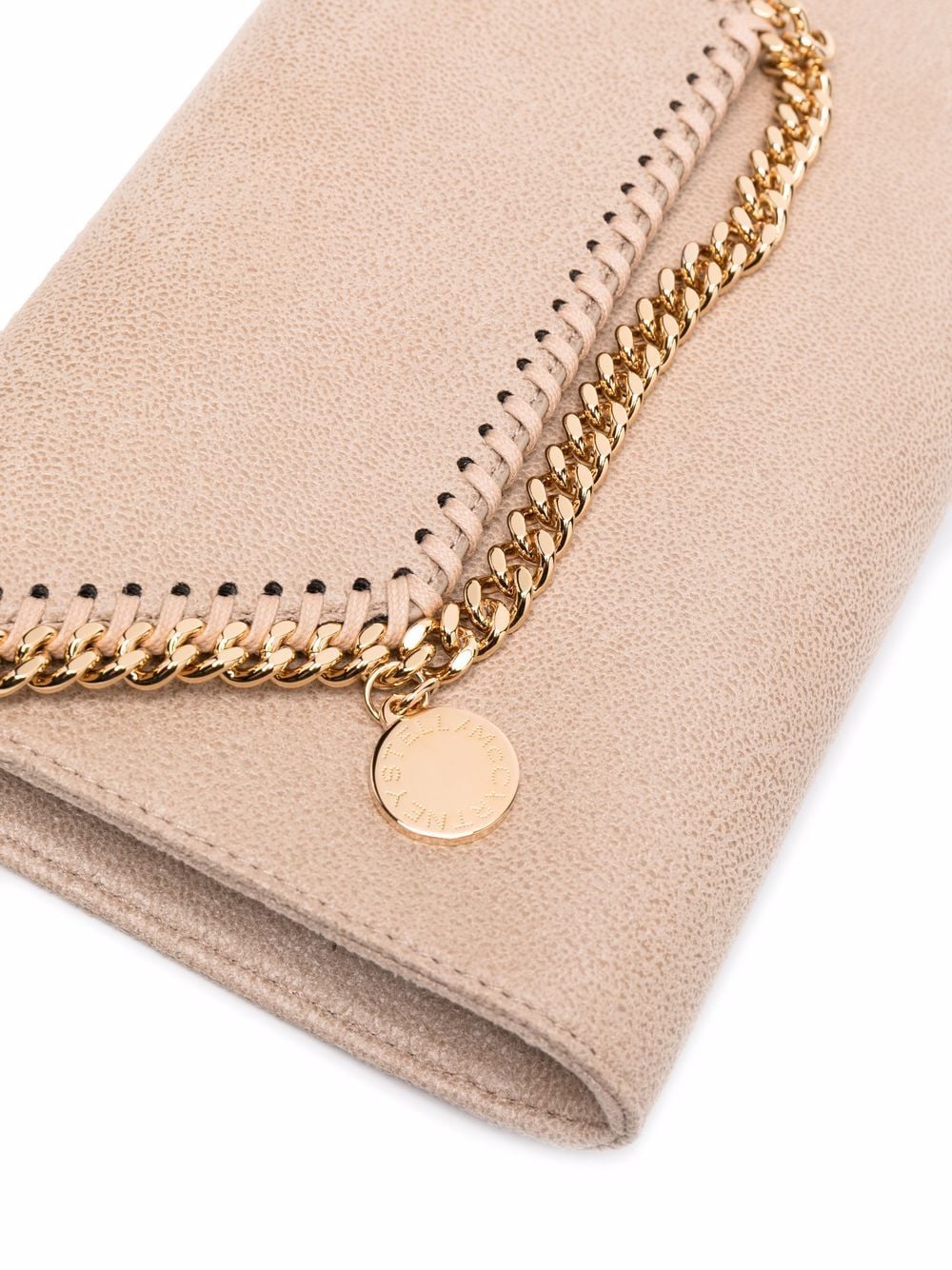STELLA MCCARTNEY Mini Wallet on Chain with Whipstitch Trim