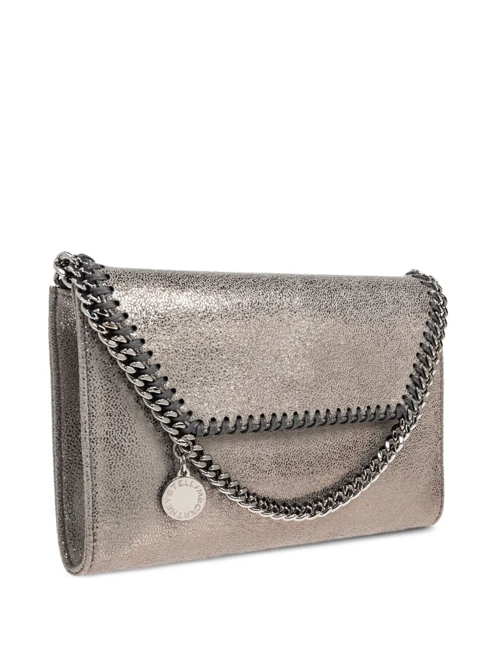 STELLA MCCARTNEY Mini Foldover Wallet with Magnetic Closure