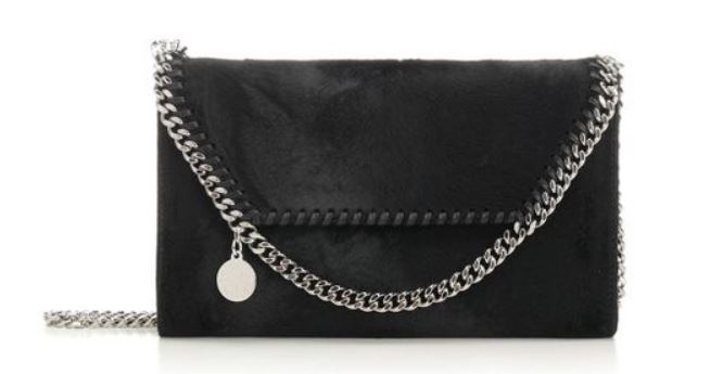 STELLA MCCARTNEY Mini Suede Handbag with Chain Strap