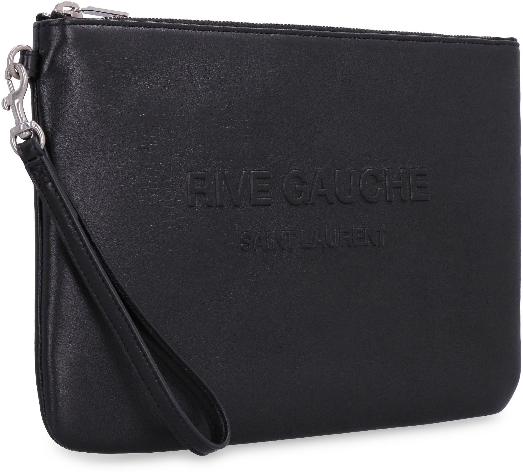 SAINT LAURENT Luxurious Leather Clutch for Men
