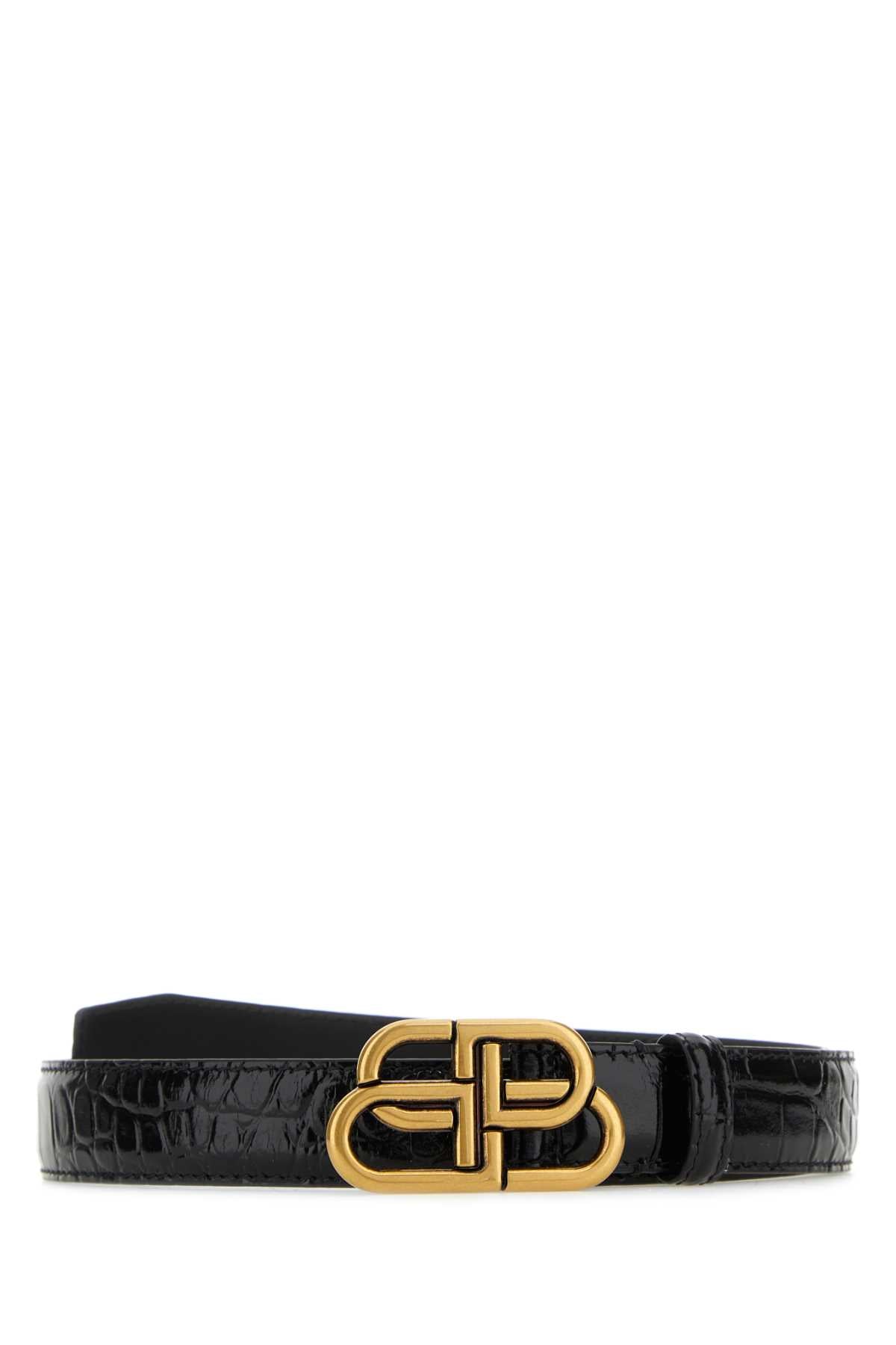 BALENCIAGA Thin BB Belt - Women's 25