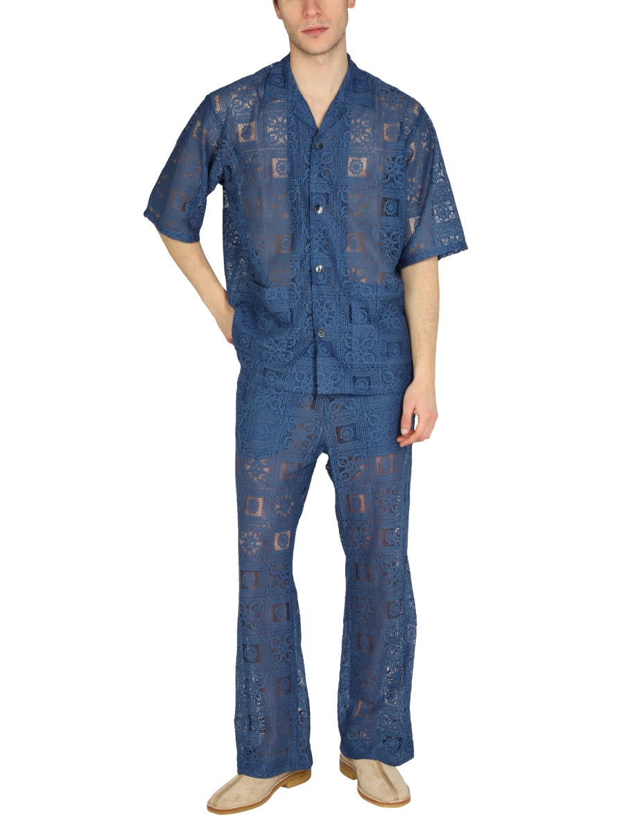 NEEDLES Relaxed Fit Knit Trousers