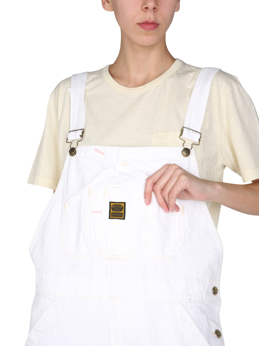 WASHINGTON DEE CEE Mini Denim Overalls with Adjustable Straps