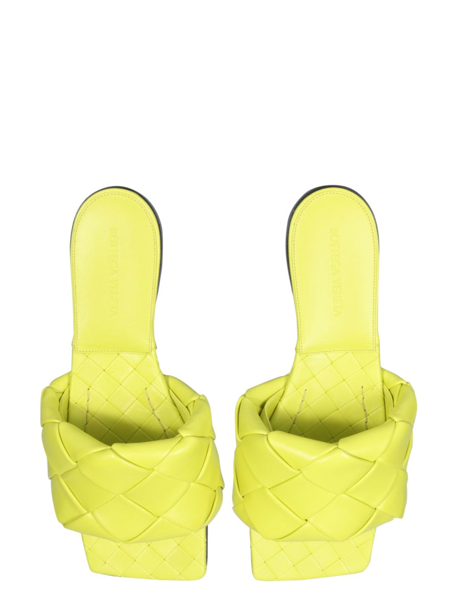 BOTTEGA VENETA Woven Nappa Square Sandals