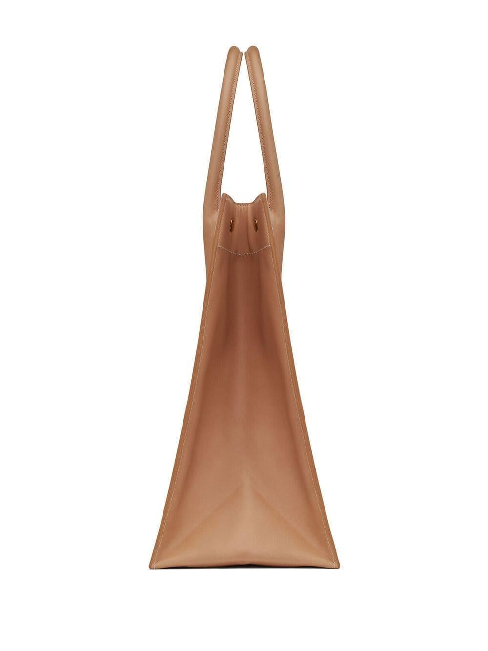 SAINT LAURENT Rive Gauche Print Mini Tote Handbag